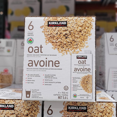 Image of Kirkland Signature Organic Oat Beverage - 6 x 946 Grams